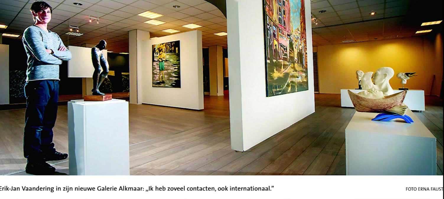 Vernissage (opening) Galerie Alkmaar In Ringers Chocoladefabriek